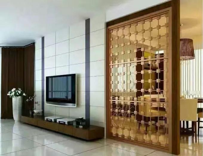 China 304 Mirror Rose Gold Stainless Steel Wall Panels
