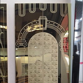 China 2019 Mirror Etched Elevator Stainless Steel Gold Sheet Interior Metal Wall Panels From China Manufacturer supplier