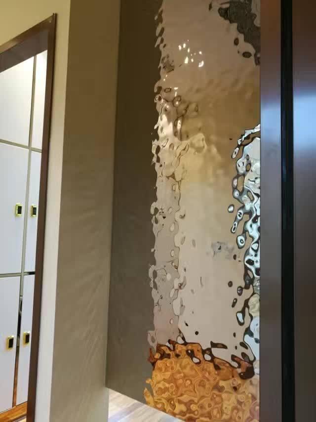 Embossed Mirror Polished Stainless Steel Sheet Plate Cut To Size For