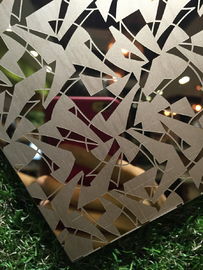 China Titanium Coated Decoraive Pattern Stainless Steel Metal Sheet For Hotel Lobby Wall Panels supplier