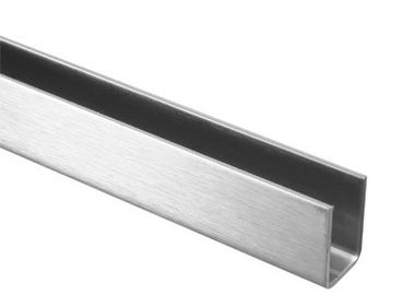 China China manufacturers Mirror Satin Finish Stainless Steel U Channel Sizes For Glass Profile supplier