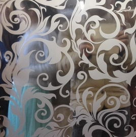 Middle East newest etched decoration stainless steel sheet for wall cladding contract project supplier