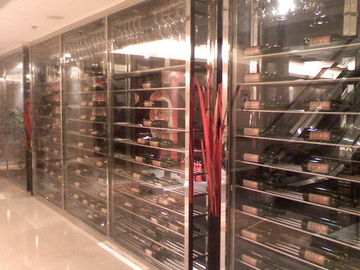 Hot sale China 304 316 stainless steel wine cabinet gradevin from foshan factory supplier