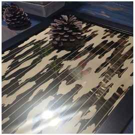 Prime Quality Decorative Stainless Steel 304 Mirror Plate Golden Color In Foshan Mirror Metals supplier