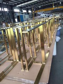 High quality 304 316 stainless steel color metal fabrication manufacturer in Foshan China supplier