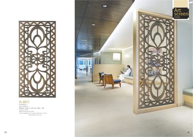 Project Qatar Laser Cutting Stainless Steel Decorative Interior Metal Wall Panels for Hotel Decor supplier