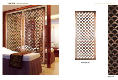 Custom Made Stainless Steel Screen Partition For Villa, Hotel Lobby, Mall, Super Market Dubai Market supplier