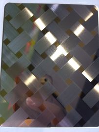 China manufacturer 3D combination craft mirror hairline stainless steel sheets in foshan supplier