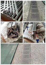 China Custom Made 304 Stainless Steel Ditch Cover Trench Drain Grates for Drains In Foshan Manufacturer supplier