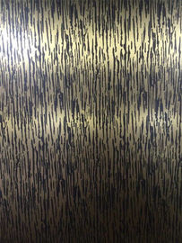 China Manufacturer Double Color Gold 1219*2438mm Stainless Steel Decorative Sheets Wall For Cladding supplier