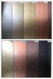 Antique Copper Finish Stainless Steel Plate For Screen Wall Decoration supplier