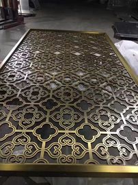 Aluminum Screen Panel Decorative Room Divider By CNC Carving Machine supplier