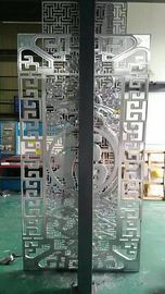 Aluminum Screen Panel Decorative Room Divider By CNC Carving Machine supplier