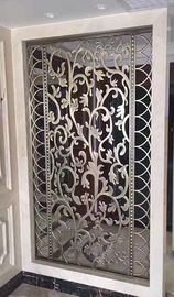 Aluminum Screen Panel Decorative Room Divider By CNC Carving Machine supplier