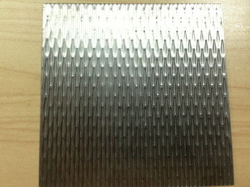 Grade 316 Stainless Steel Sheet Chequer Metal 5WL 6WL Pattern Finish For Large Cladding Wall supplier