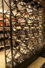 China Wine Shelves Fabrication Custom Stainless Steel Factory Price supplier