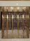 China Rose Gold Decorative Stainless Steel Metal Partition Room Divider Factory supplier